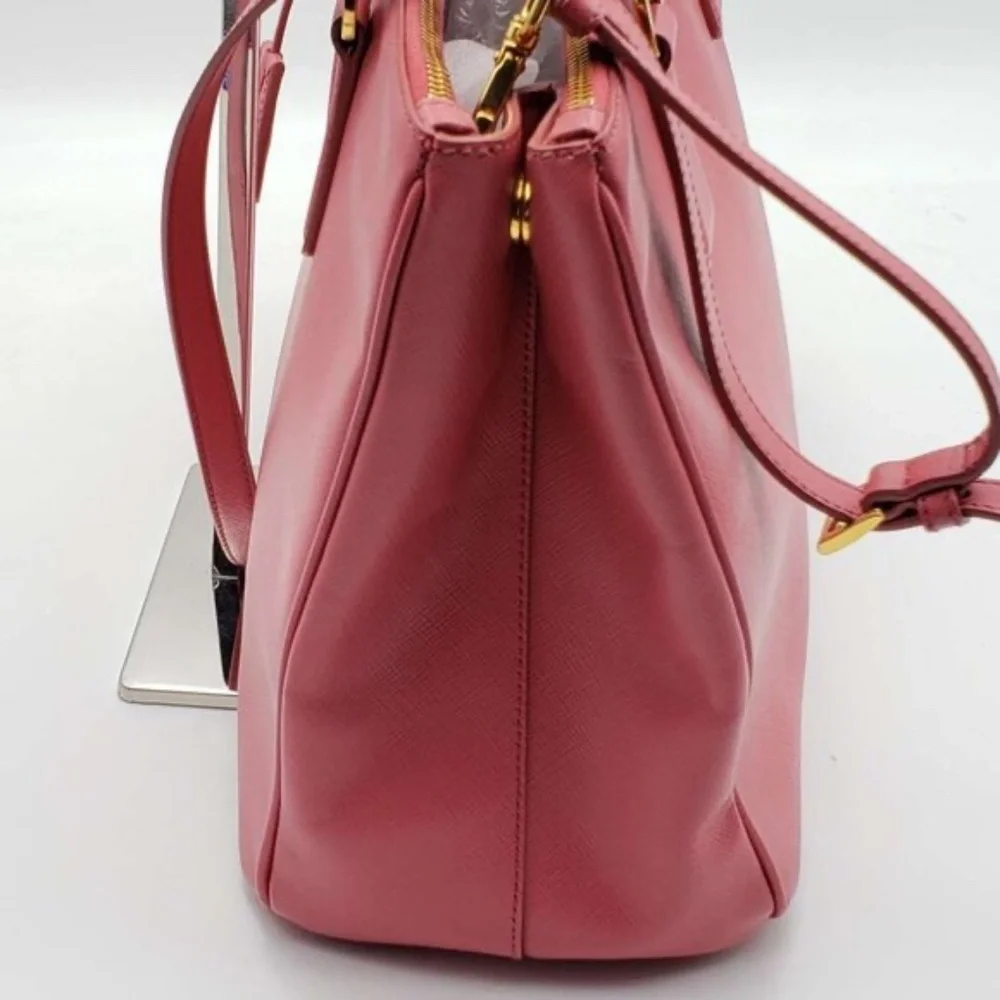 100% Authentic PRADA Galleria Leather Satchel